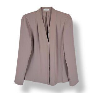 Babaton | S | Power Blouse | Taupe | Minimalist | Business Casual | Classic